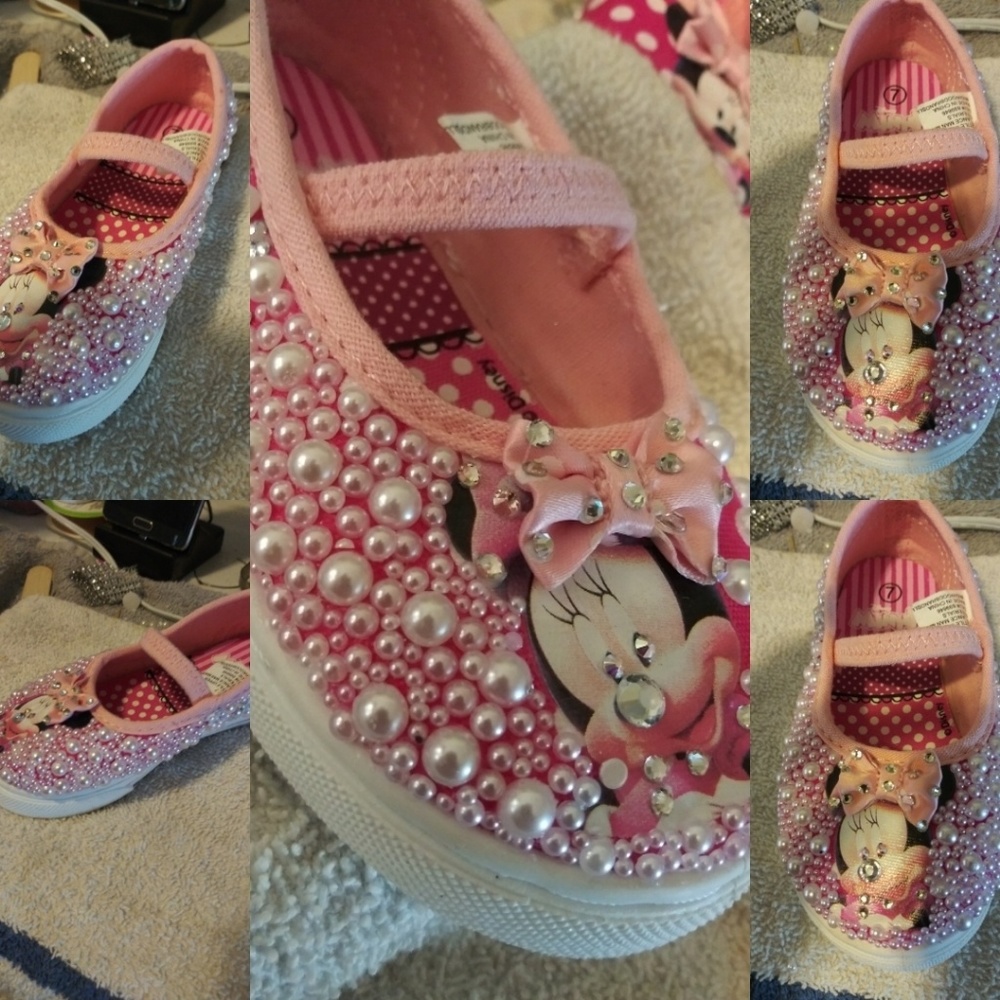 Bling Minnie Mouse Toddler Shoes